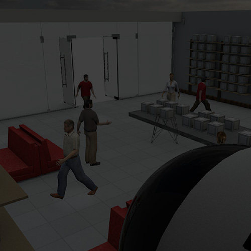 Monitoreo de cumplimiento de horario de sucursal