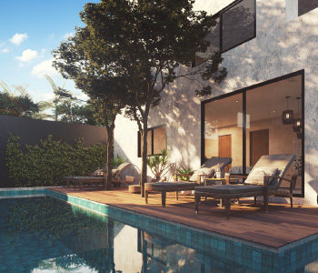 PIAF TULUM BOUTIQUE DESIGN ALBERCA