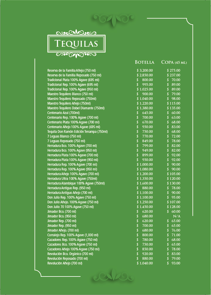 menu-tequila