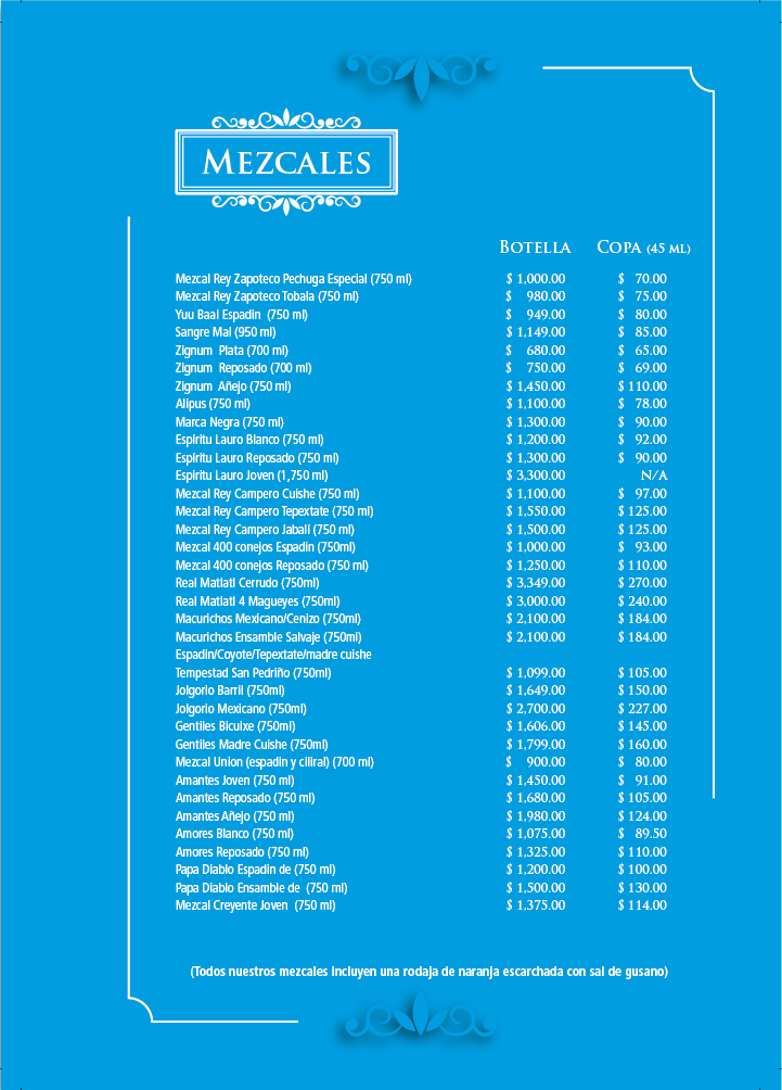 menu-mezcal