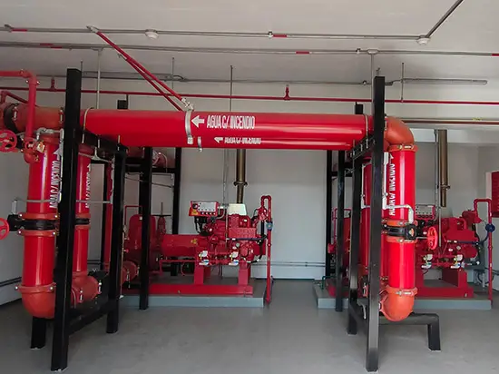 Equipo de bombeo contra incendio